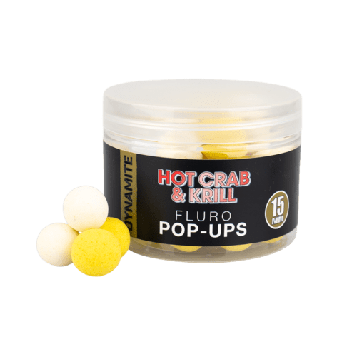Hot Crab & Krill Fluro Pop-Ups 15mm