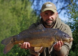 Adam with a stunning River Trent carp