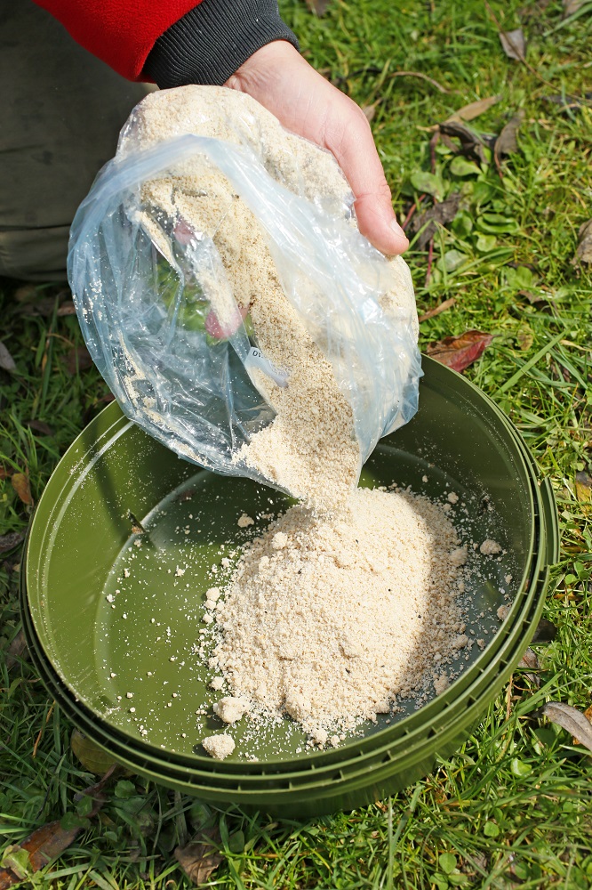 liquidised bread for carp