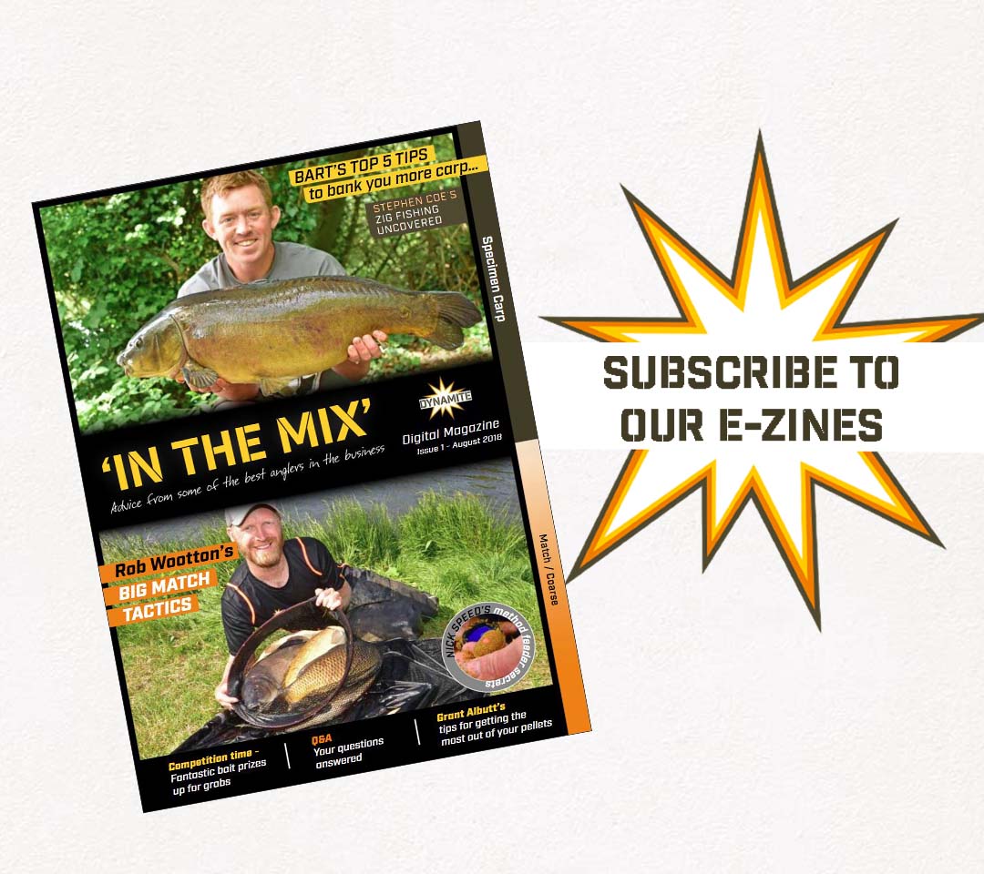 Subscribe to the Dynamite Baits newsletter