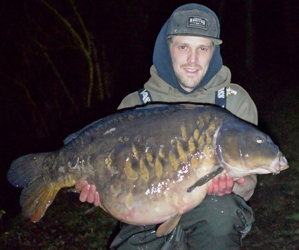 the biggest of the haul - a 42lb 4oz beast known as Football Lin..