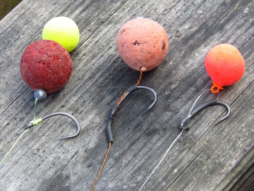 snowman rigs for carp and catfish on the river ebro