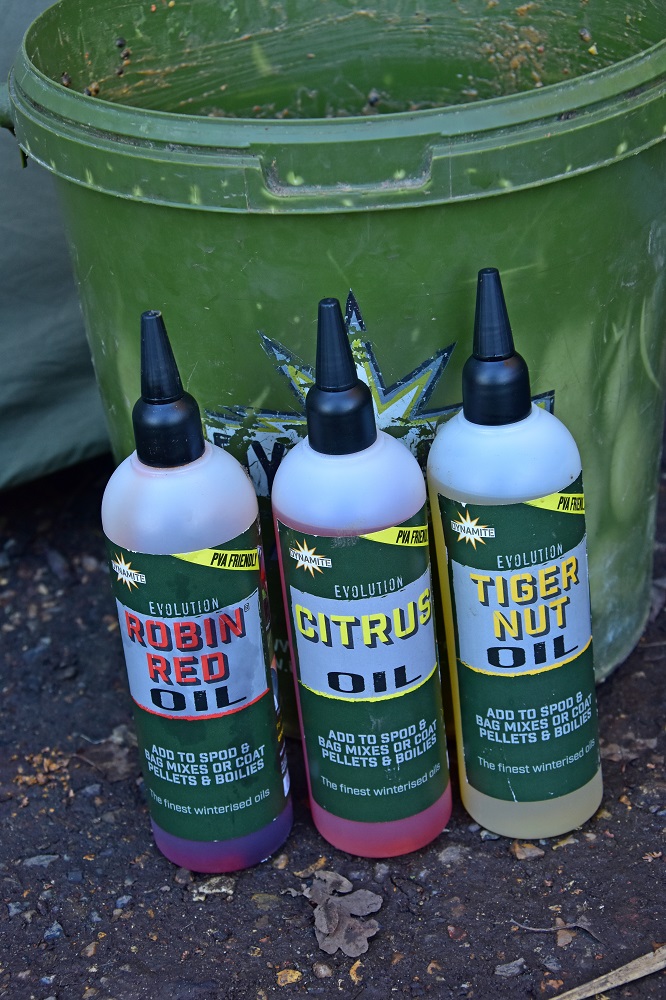 Dynamite's new oils are all winterised so they work really well in coldwater conditions