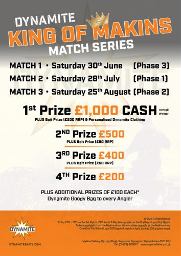 KING OF MAKINS match fishing POSTER