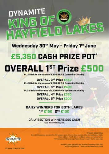 King of HAYFIELD LAKES festival POSTER