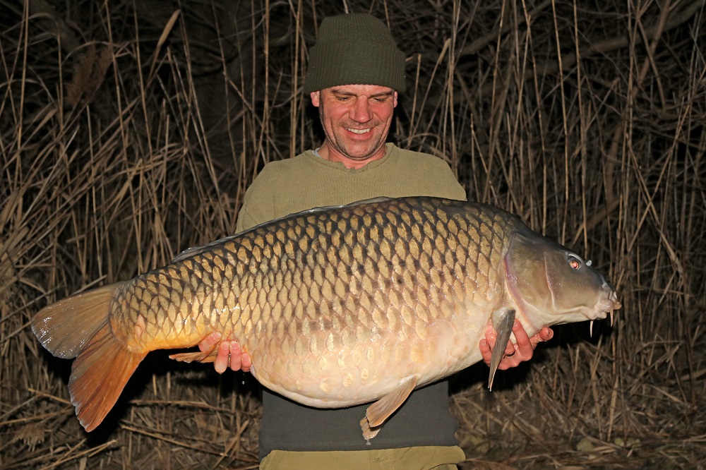 Pete Castle and his Italian PB carp caught using solid pva bags