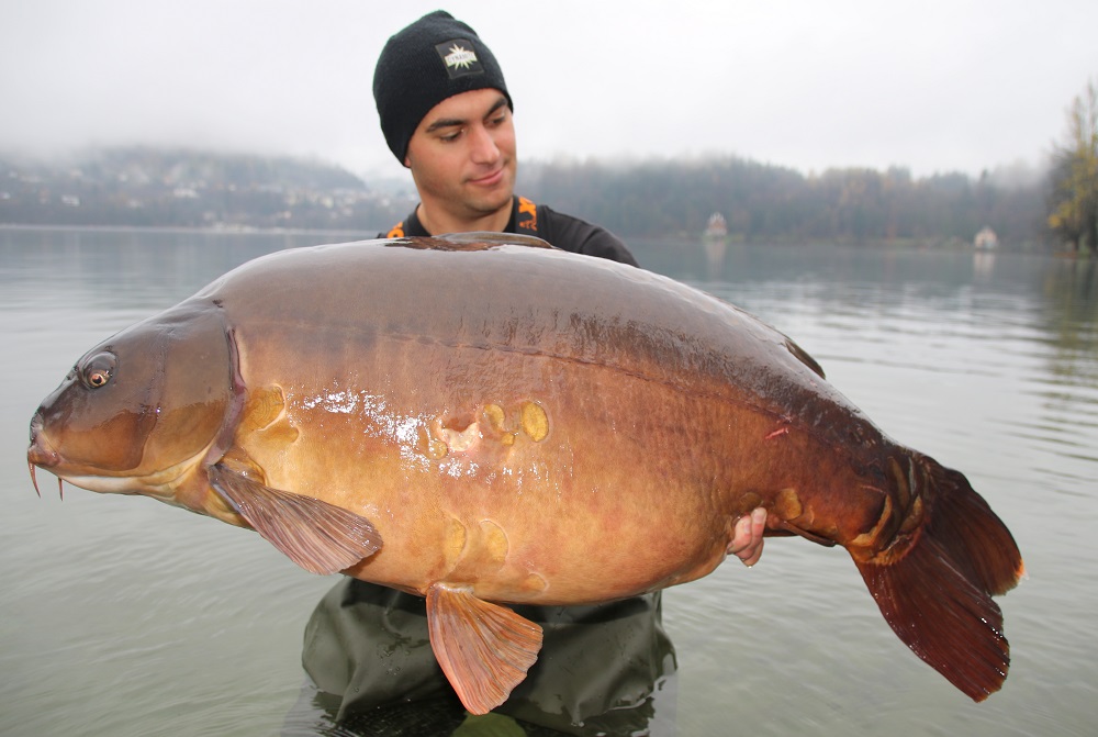 kristof cuderman slovenian 70lb carp from seven countries