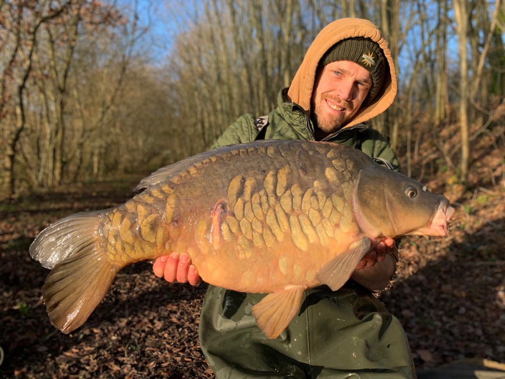 richie leat winter carp fishing on mohawk rig