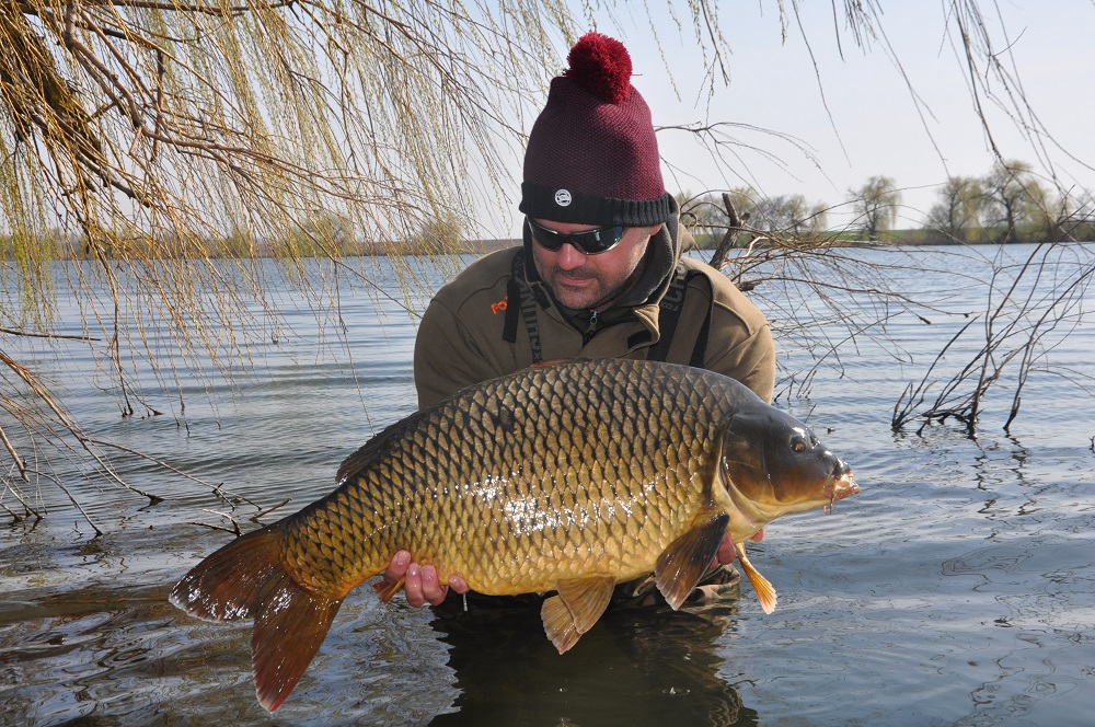 Csaba Haraszkó carp fishing lake Látókép in hungary