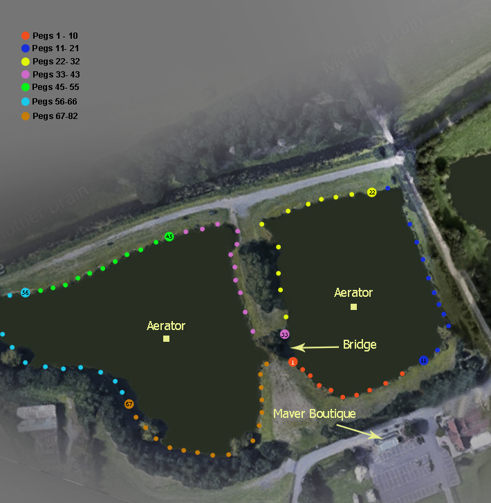 hayfield lake layout - Flattened with pegs Adams Lake