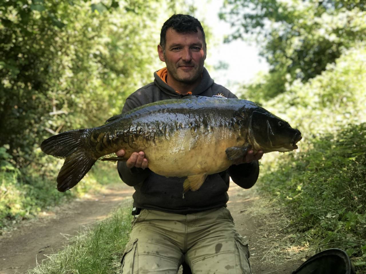 Catch of record-size carp 'like pulling the plug out of the river