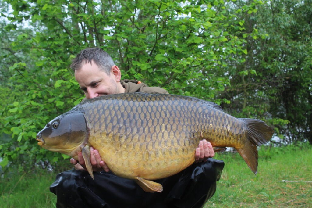 Adam Garland with the golden common